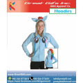 Süßer Mädchen Hoodie Sublimation oder Digitaldruck